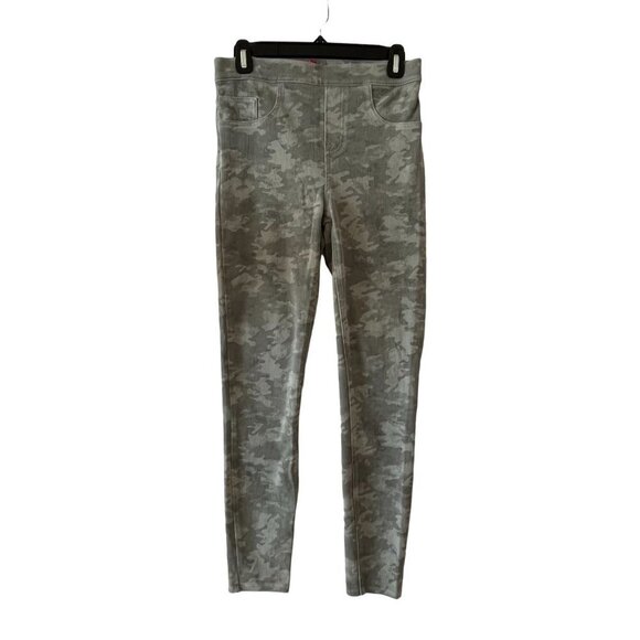 SPANX Stone Wash Camo Jean-ish Ankle Jegging Green Size Medium‎ - Picture 1 of 14